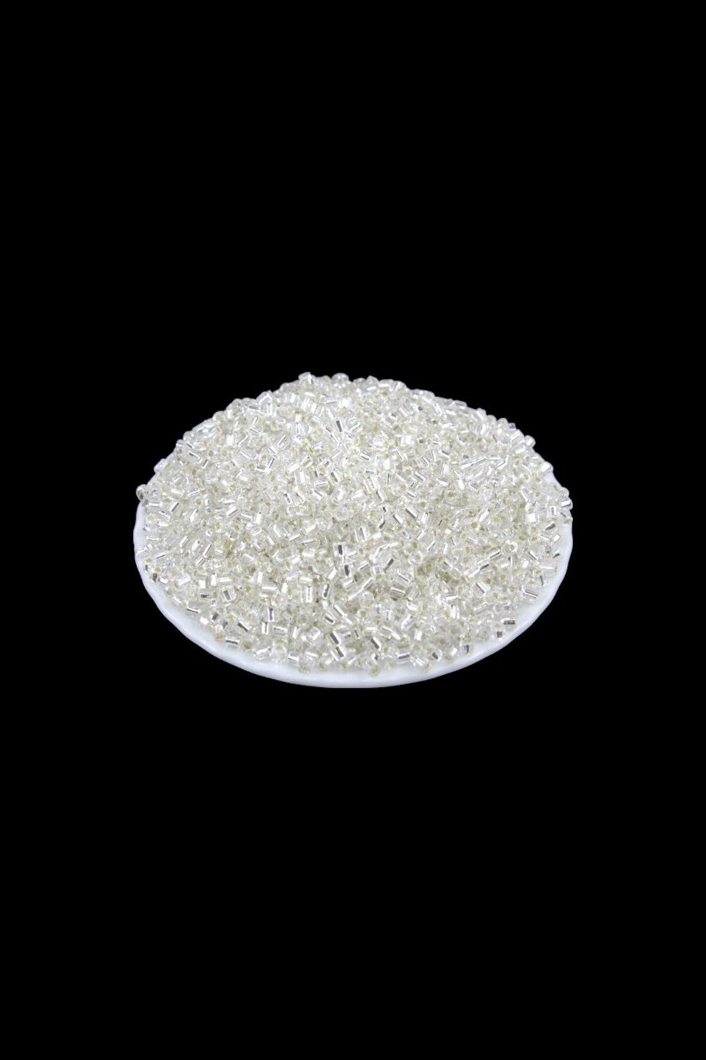 Gümüş 5x4 mm Büyük Kesme Boncuk 50 Gr