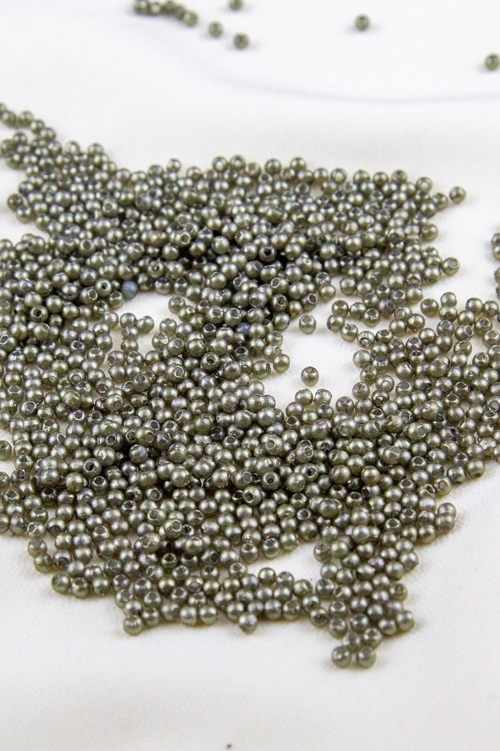 Haki 3 mm Plastik İnci Boncuk Takı Aksesuar Malzemesi (25 Gr)
