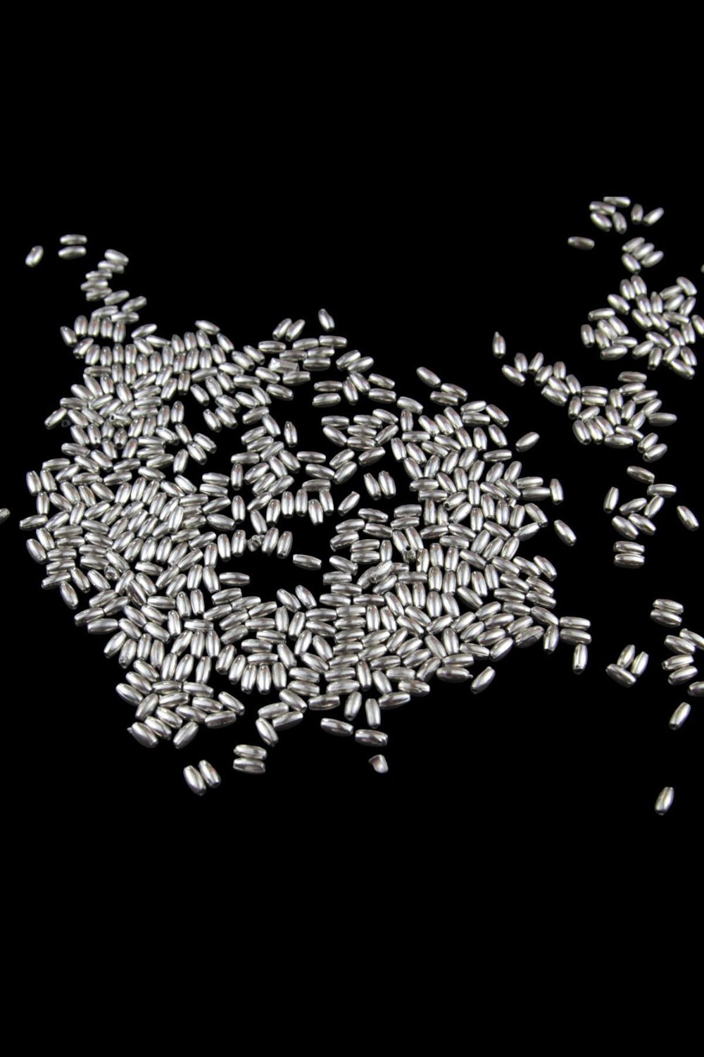 İnci Arpa Boncuk Gümüş Kaplama 3 mm (20 Gr Ortalama 600 Adet)