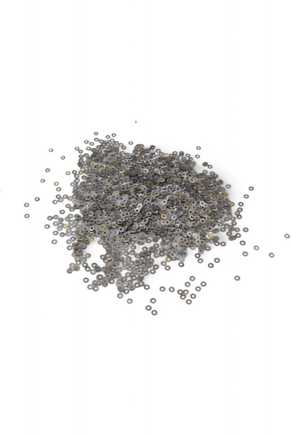 Kahve Rengi 4 mm Ortadan Delikli Pirinç Pul Payet (30 Gr 1200 Adet)