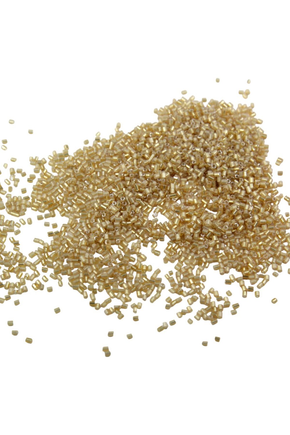 Kesme Boncuk Açık Gold 2x1,5 mm (100 Gr 4000 Adet)