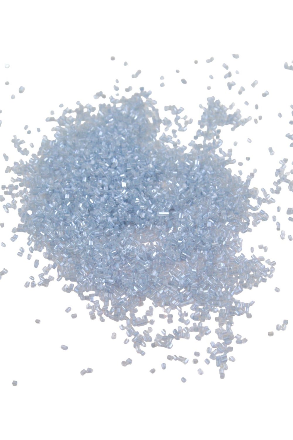 Kesme Boncuk İçten Boyalı Açık Mavi 2x1,5 mm (100 Gr 4000 Adet)