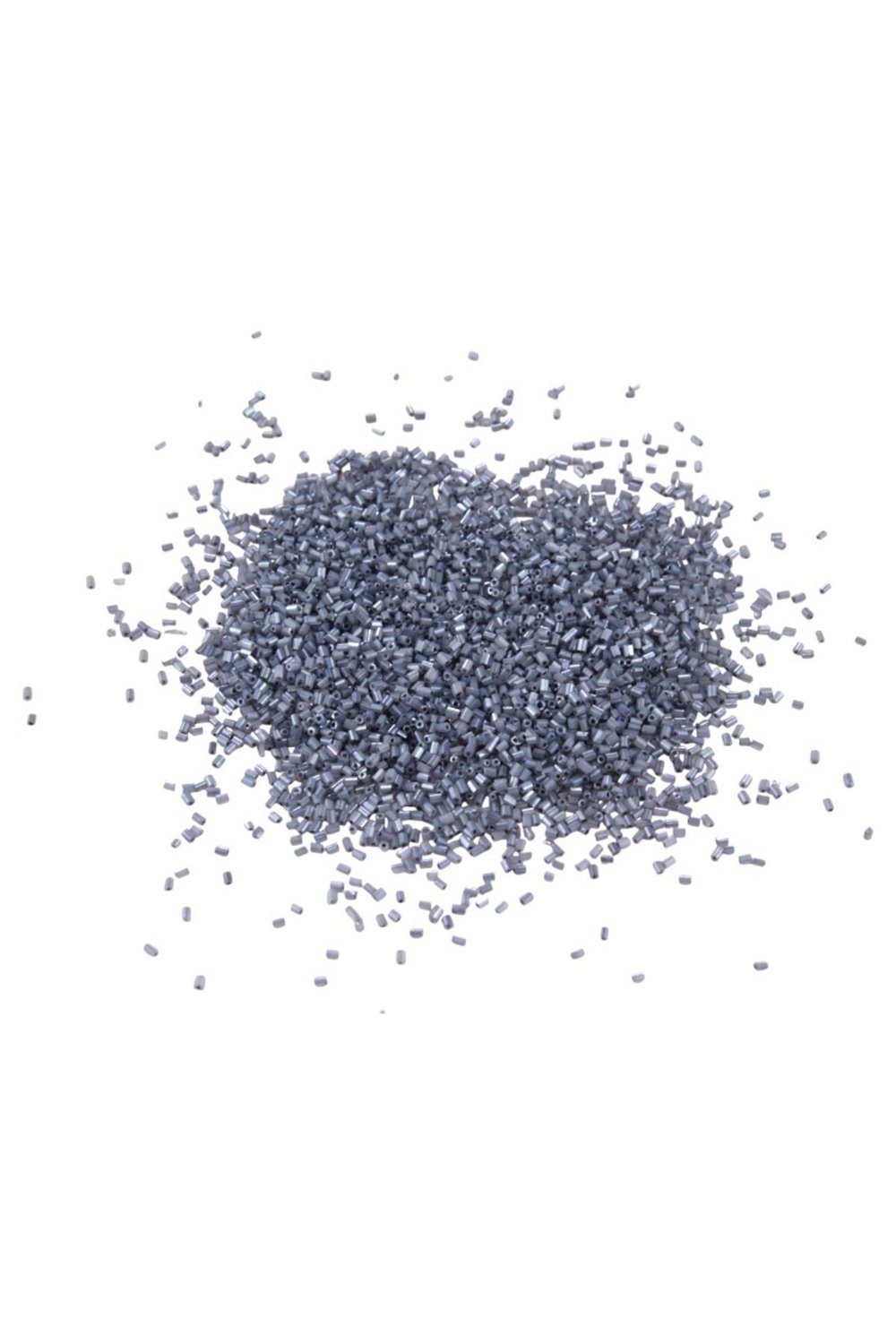 Kesme Boncuk Koyu Gri 2x1,5 mm (100 Gr 4000 Adet)