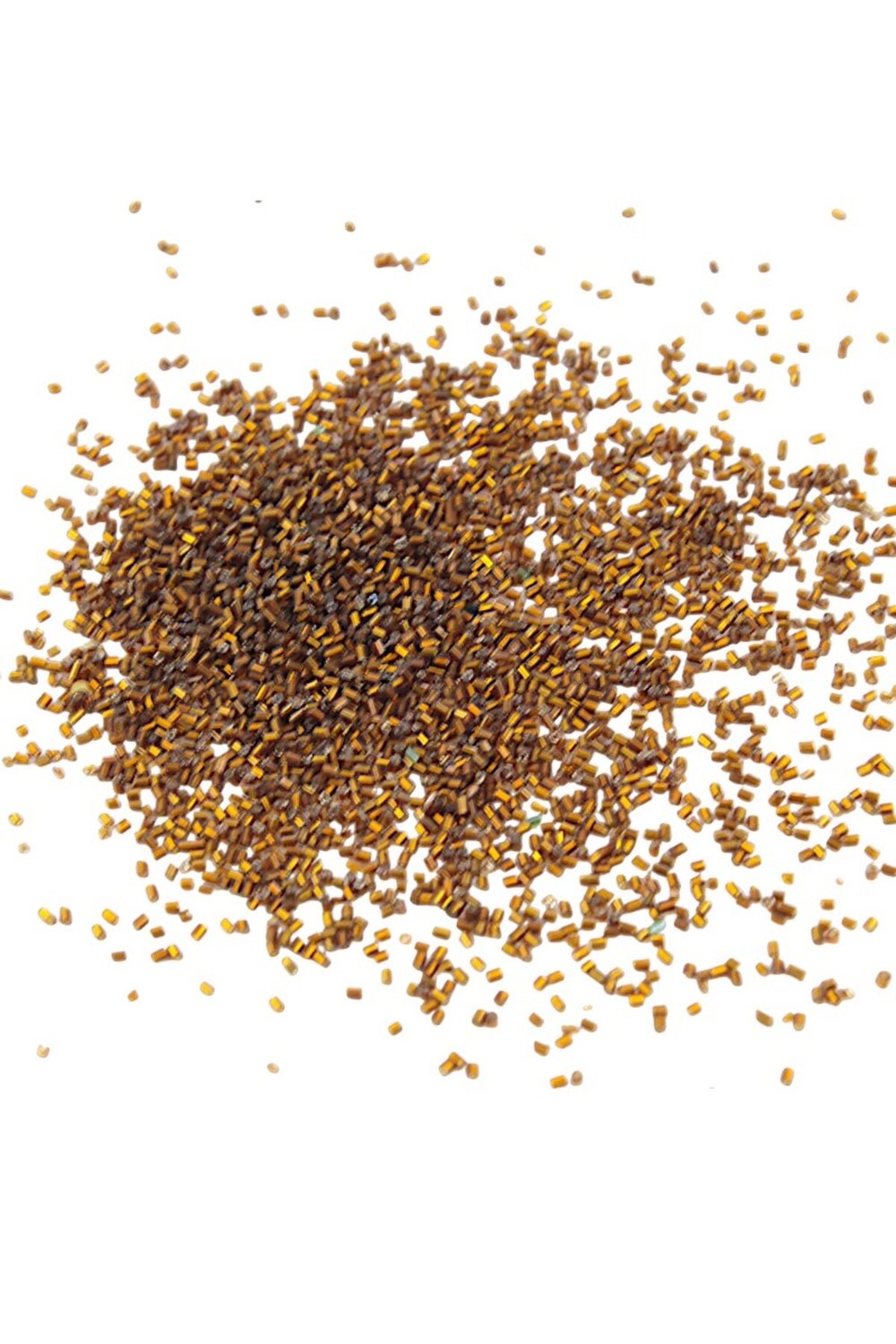 Kesme Boncuk Kristal Açık Bakır 2x1,5 mm (100 Gr 4000 Adet)