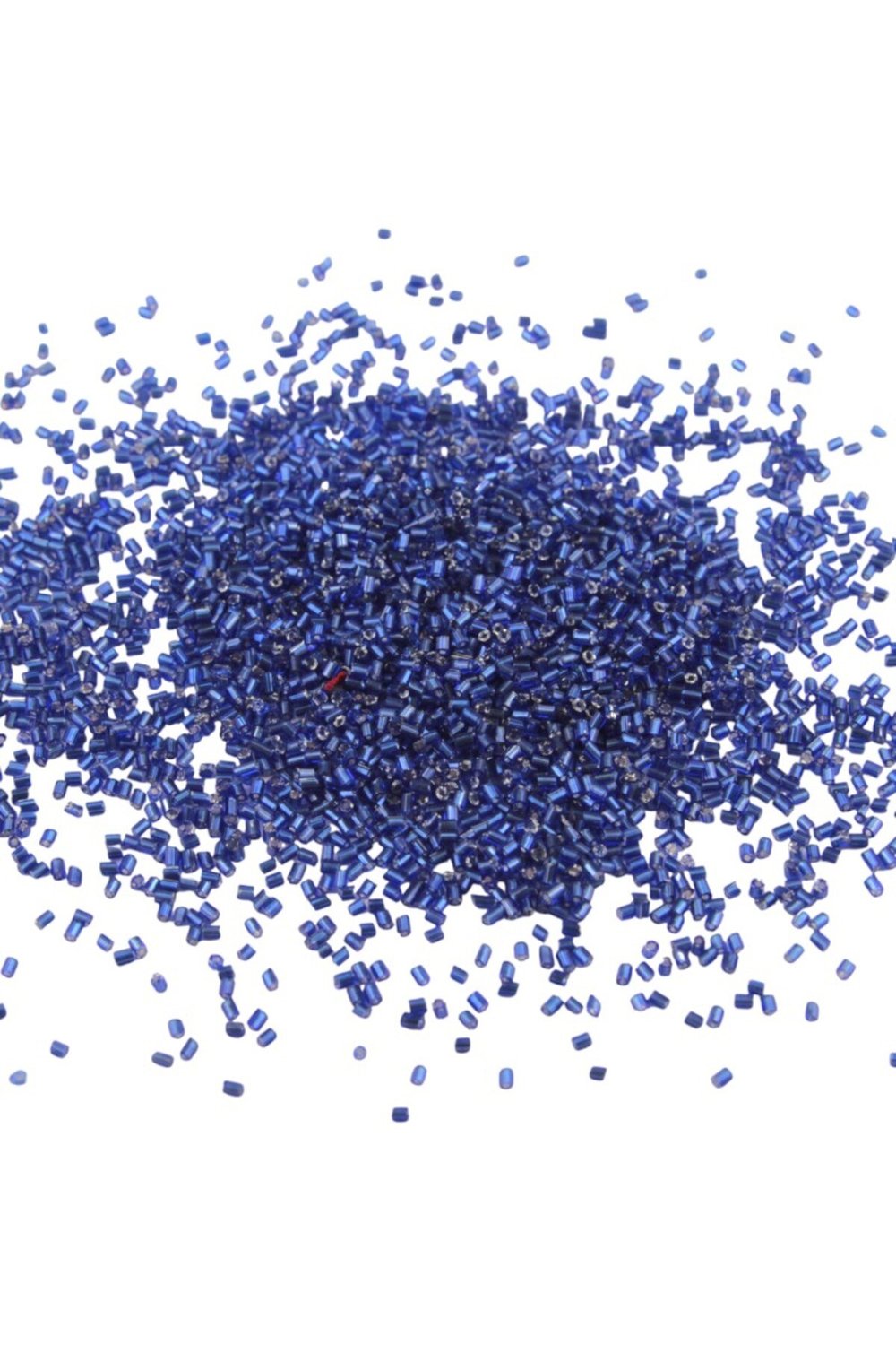 Kesme Boncuk Parlak Lacivert 2x1,5 mm (100 Gr 4000 Adet)