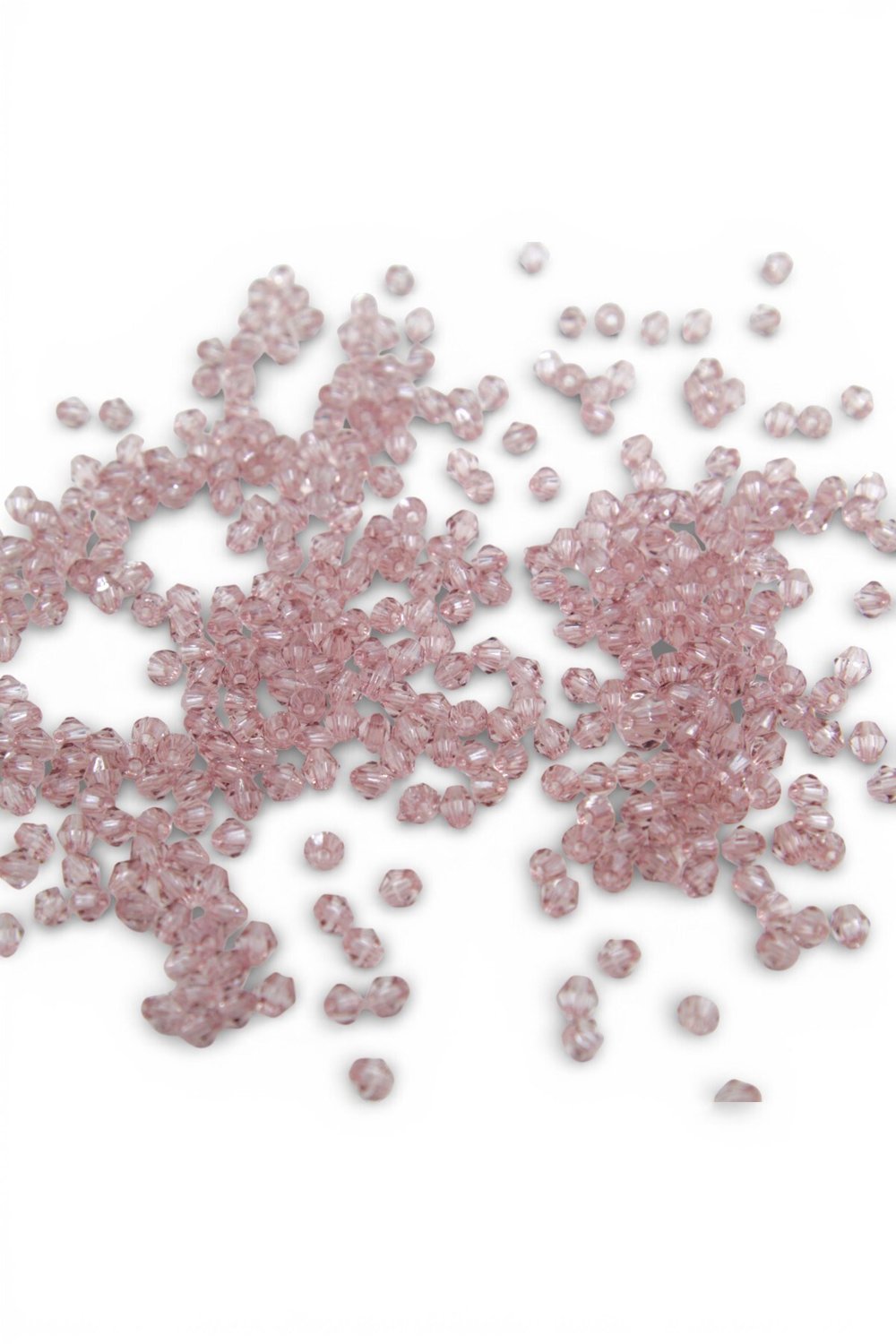 Koyu Pudra 5 mm Piramit Akrilik Boncuk Aksesuar Takı Malzemesi (25 Gram)