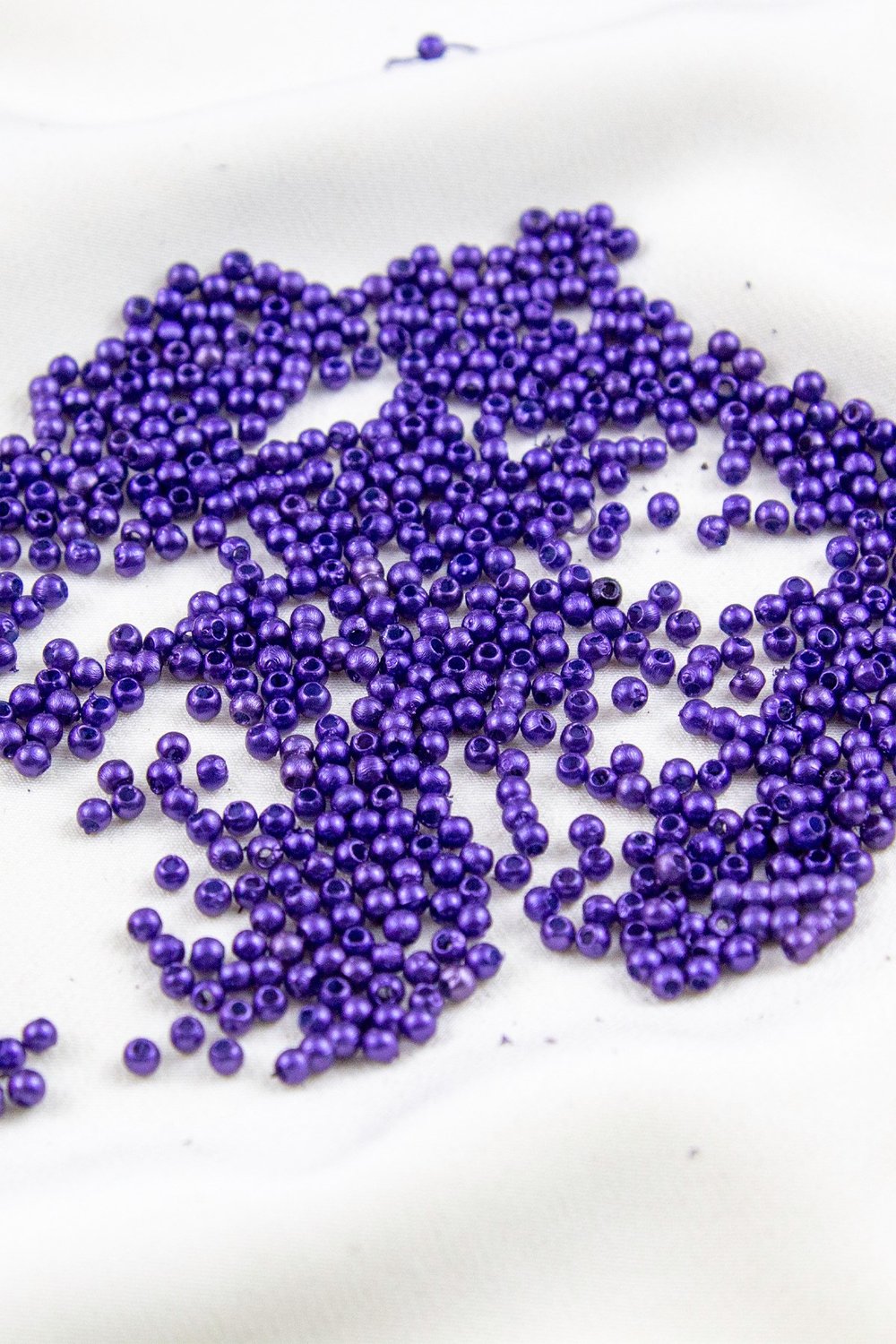 Mor1 3 mm Plastik İnci Boncuk Takı Aksesuar Malzemesi (25 Gr)