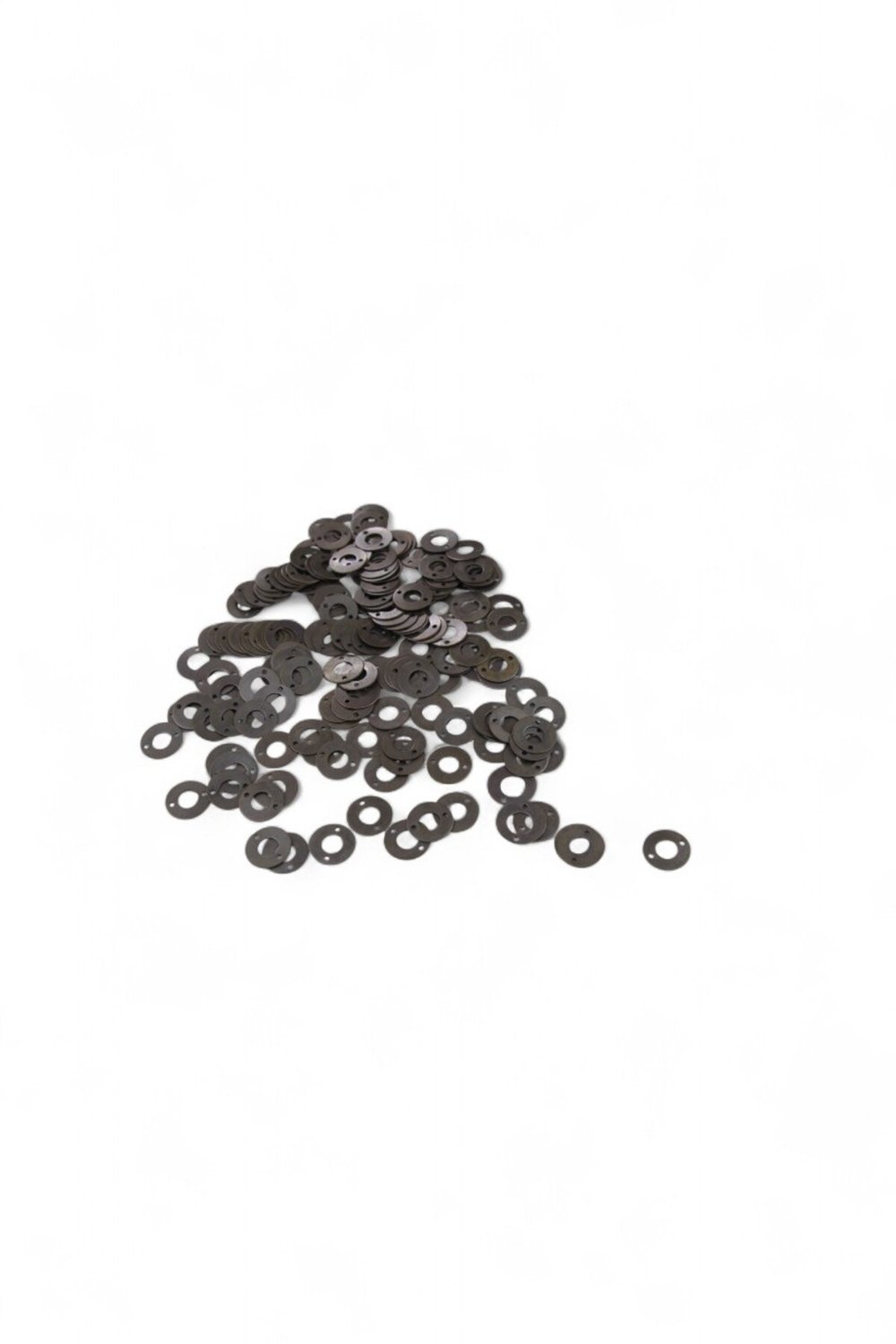 Ortası Delik 13x3,5 mm Bakır Pirinç Pul Payet (30 Gr 70 Adet)