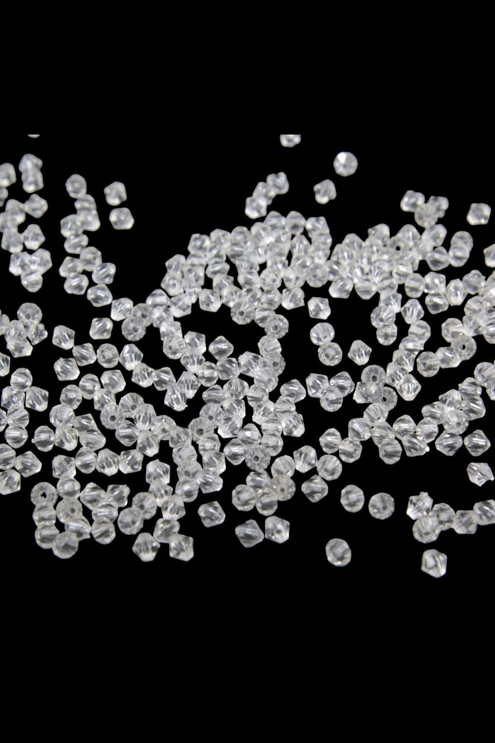 Şeffaf 6 mm Akrilik Boncuk Aksesuar Takı Malzemesi (35 Gram)