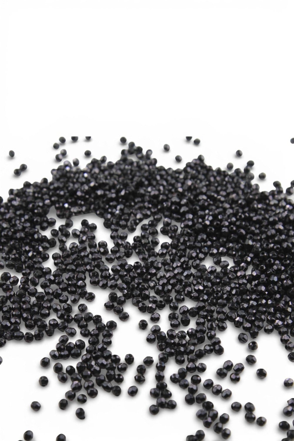 Siyah Tonu 4 mm Dünya Akrilik Boncuk Aksesuar Takı Malzemesi (25 Gram)
