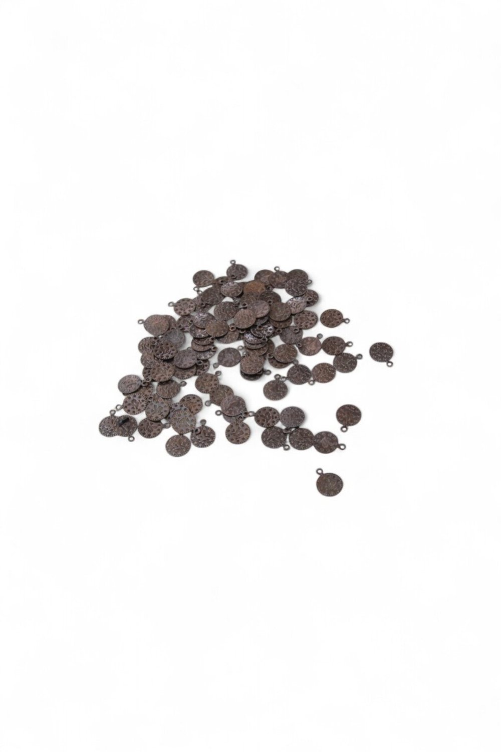 Tuğra Bakır 10 mm Pirinç Pul Payet (20 Gr 60 Adet)