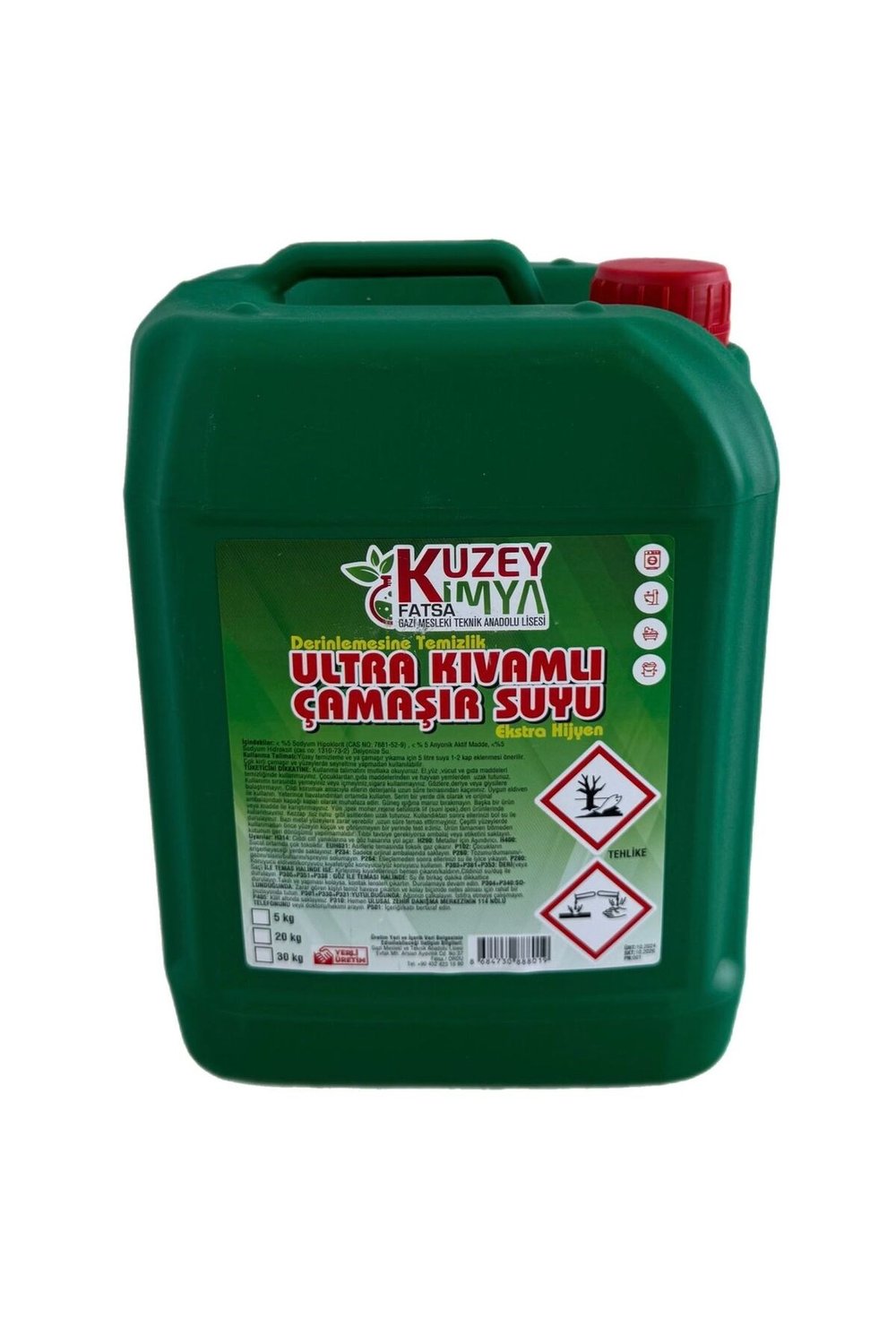 Derinlemesine Temizlik Ultra Kıvamlı Çamaşır Suyu 5 KG