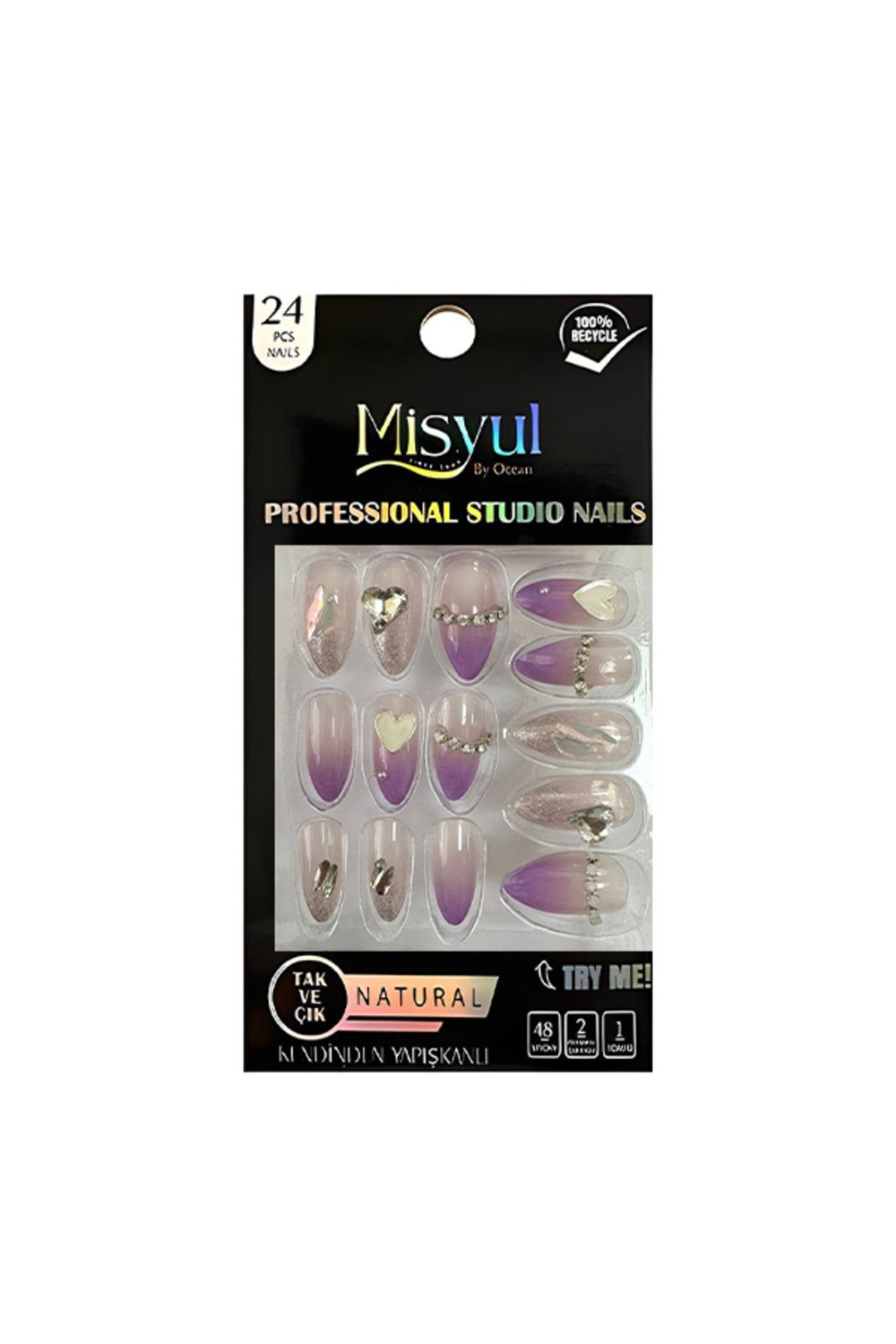 Takma Tırnak Tak Ve Çık, Sticker Yapıştırıcı, Portakal Çubuğu, Törpü Set
