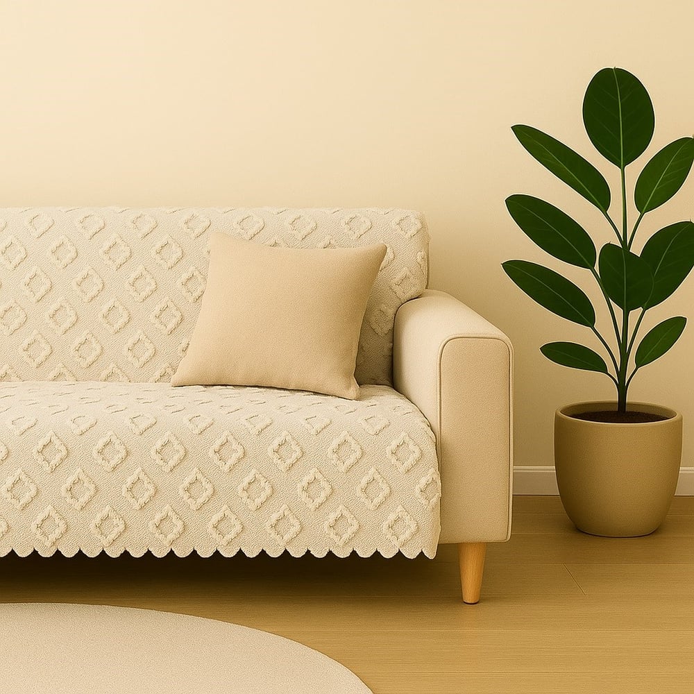 Koltuk Örtüsü  175x215 cm – Çekyat Örtüsü, Kaymaz, Yıkanabilir, Lüks Kumaş Şönil