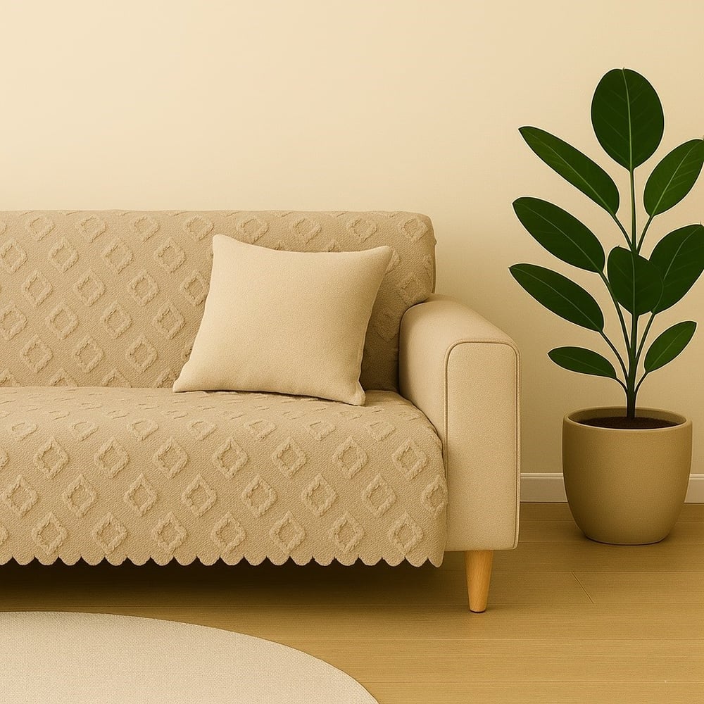 Koltuk Örtüsü  175x215 cm – Çekyat Örtüsü, Kaymaz, Yıkanabilir, Lüks Kumaş Şönil