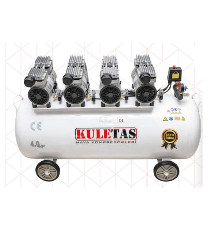 KULETAŞ 200 LT 4 HP SESSİZ HAVA KOMPRESÖRÜ