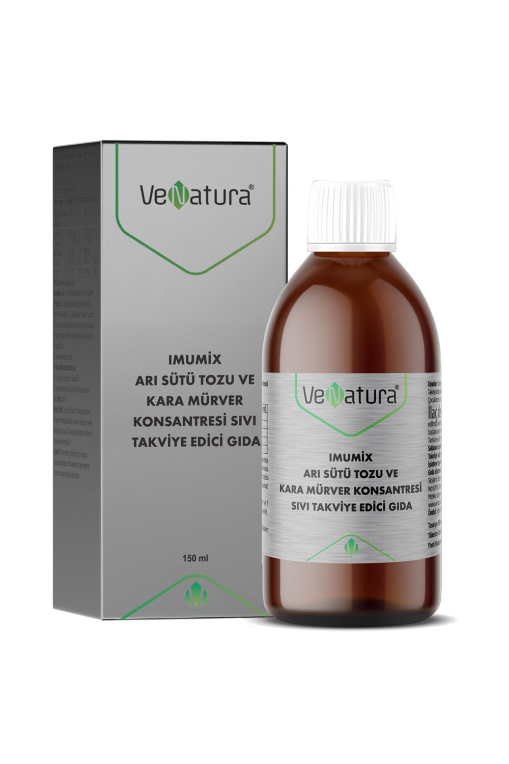 Imumix Arı Sütü Tozu ve Kara Mürver Konsantresi Sıvı 150 ml