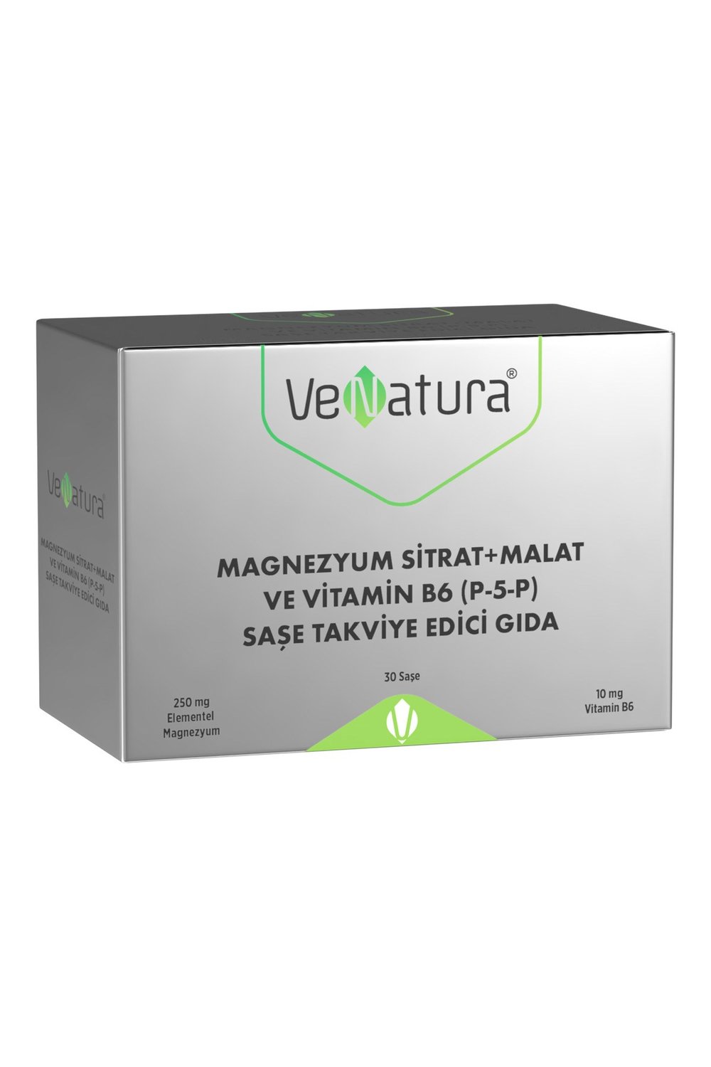 Magnezyum Sitrat+Malat ve Vitamin B6 (P-5-P) Saşe