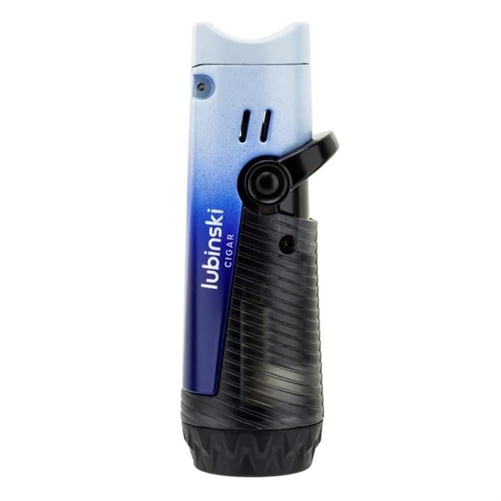 Lubinski Lion Çift Torch Puro Çakmağı Blue Ice