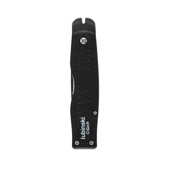Lubinski Pocketknife Çift Delicili Puro Kesici Cutter Siyah