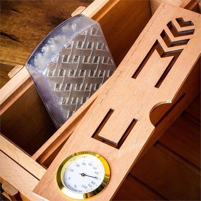 Lubinski Special Edt. Motif İşleme Humidor Puro Kutusu 80s