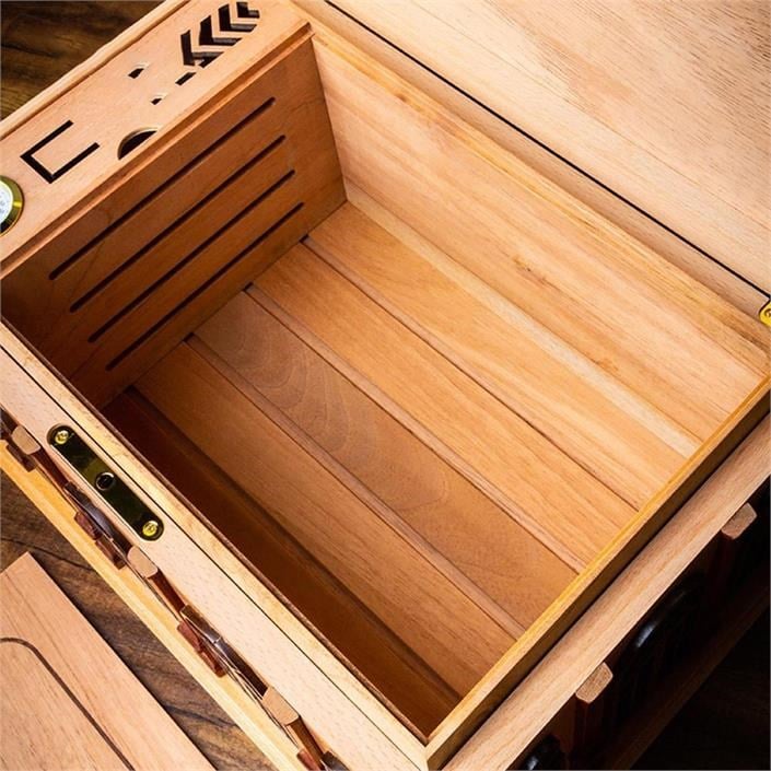 Lubinski Special Edt. Motif İşleme Humidor Puro Kutusu 80s
