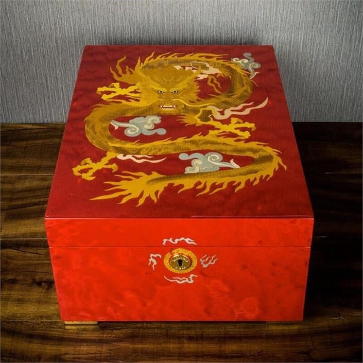 Lubinski Special Edt. Red Dragon Claw Humidor Puro Kutusu 110s