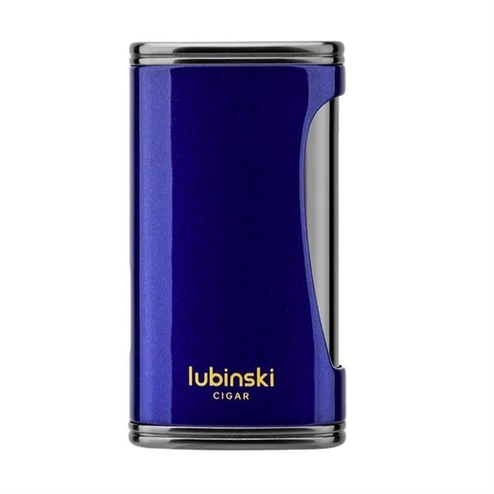 Lubinski Yeni Seri Dahili Delicili Yaprak Alev Puro Çakmağı Mavi