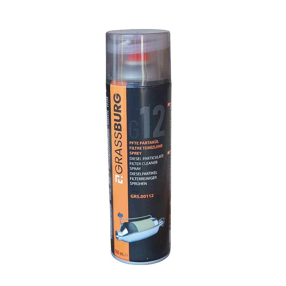 GRASSBURG PFTE PARTAKÜL FİLTRE TEMİZLEME SPREYİ 500 ML