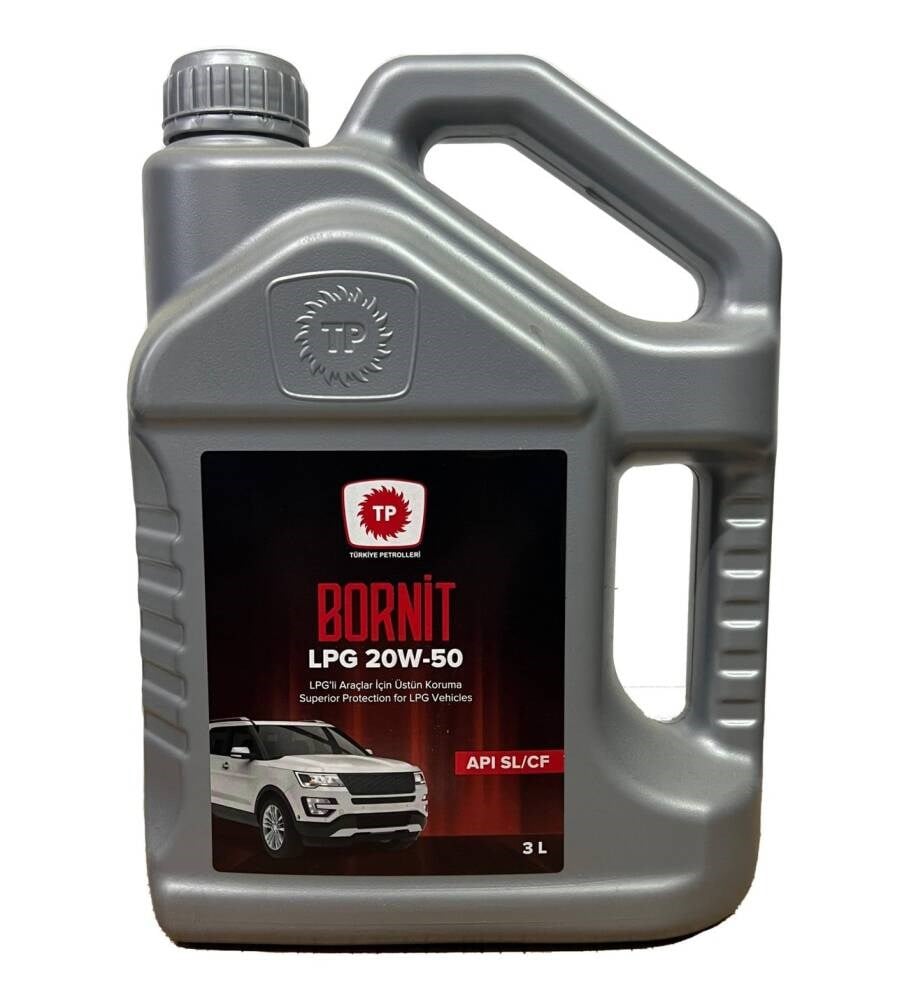 TP Bornit LPG 20W-50 LPG Uyumlu Motor Yağı 3 LT
