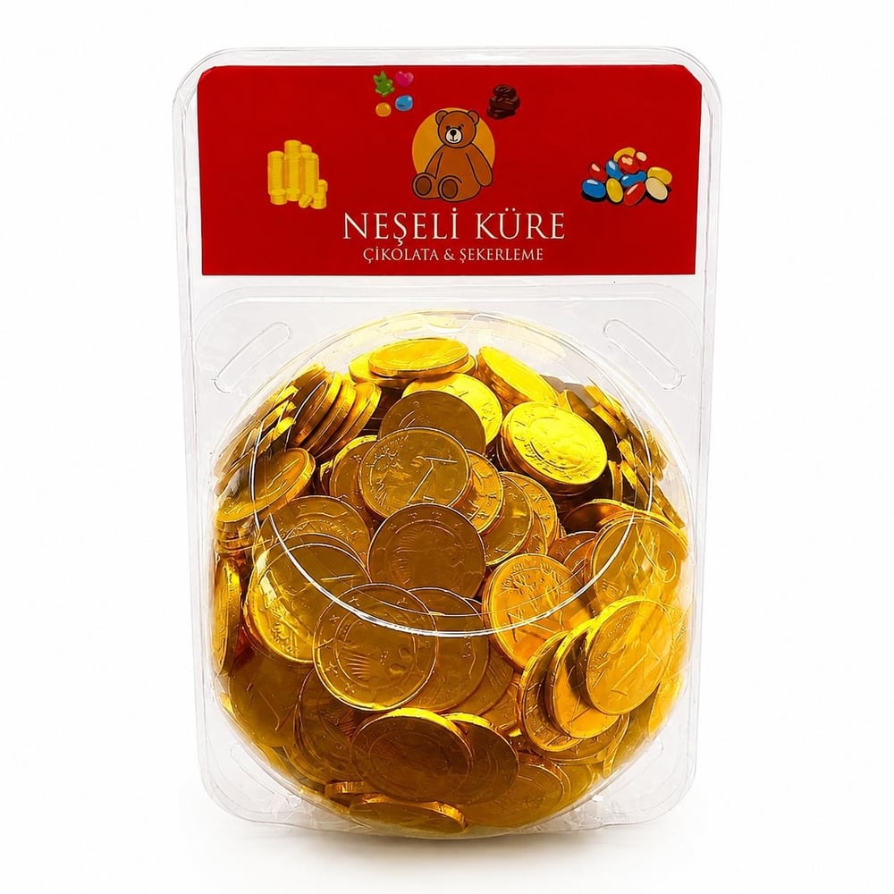 NEŞELİ KÜRE PARA ÇİKOLATA 400'LÜ
