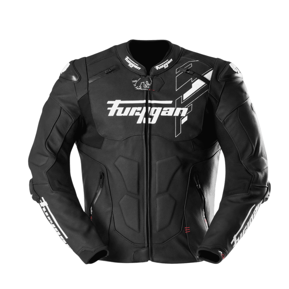 FURYGAN Raptor Evo 3 Siyah Deri Motosiklet Ceketi
