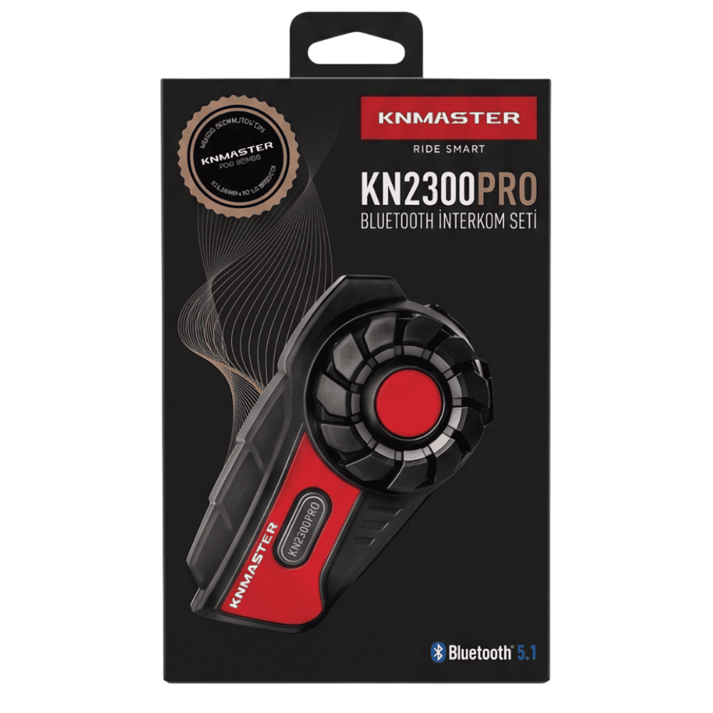 KNMASTER KN2300 PRO Motosiklet Kask İnterkom Bluetooth Intercom Kulaklık Seti