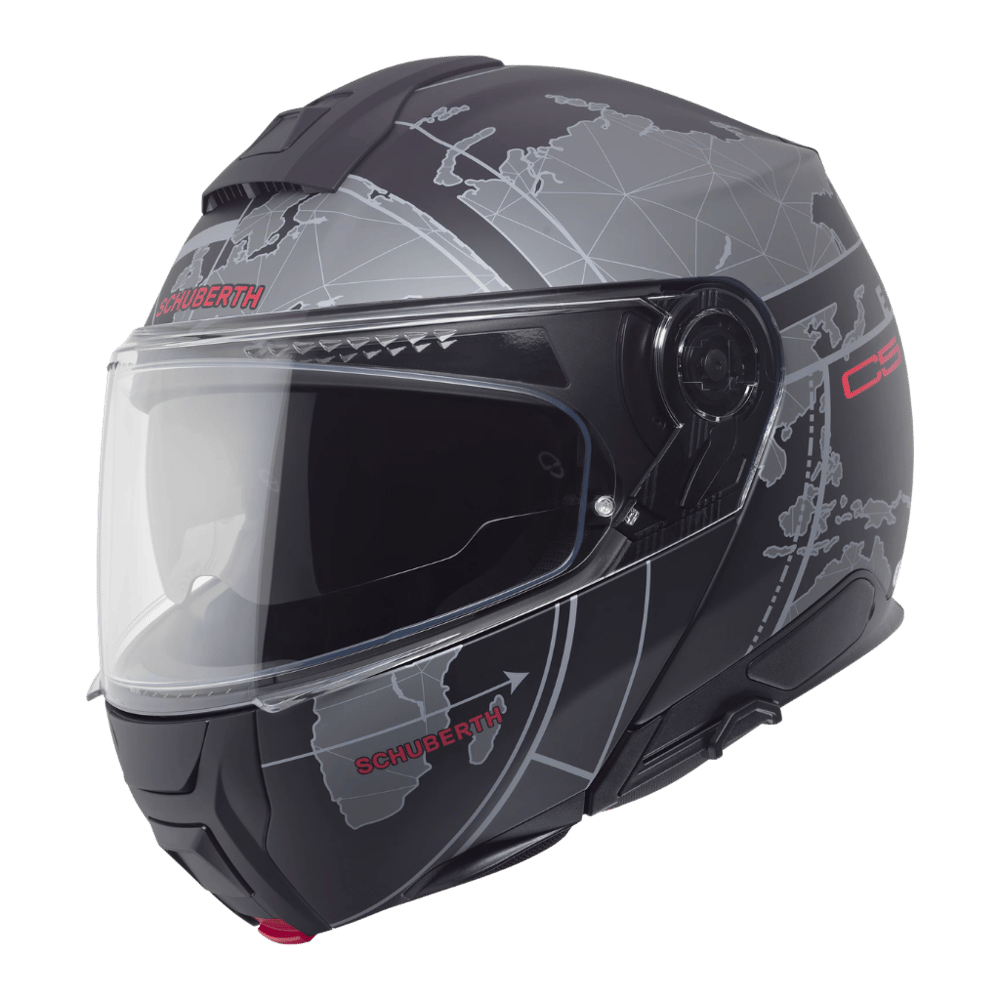 Schuberth C5 Çene Açılır Motosiklet Kaskı Globe Black