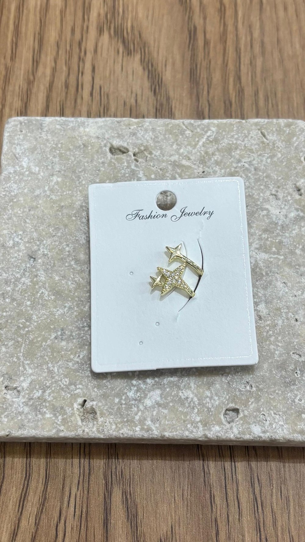 Yıldızlar Gold Kıkırdak Küpe