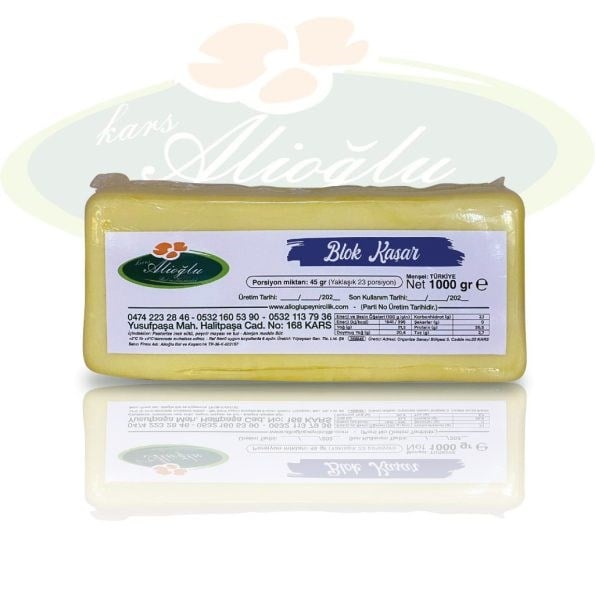 Blok Kaşar Peyniri (1 Kg)
