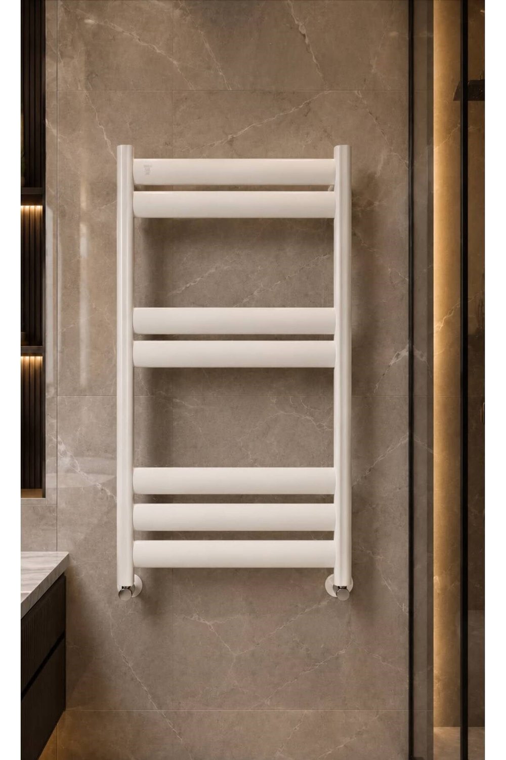 Alüminyum Kırık Beyaz ( Ral 9010 ) 40x70 Petsa Stila Havlupan