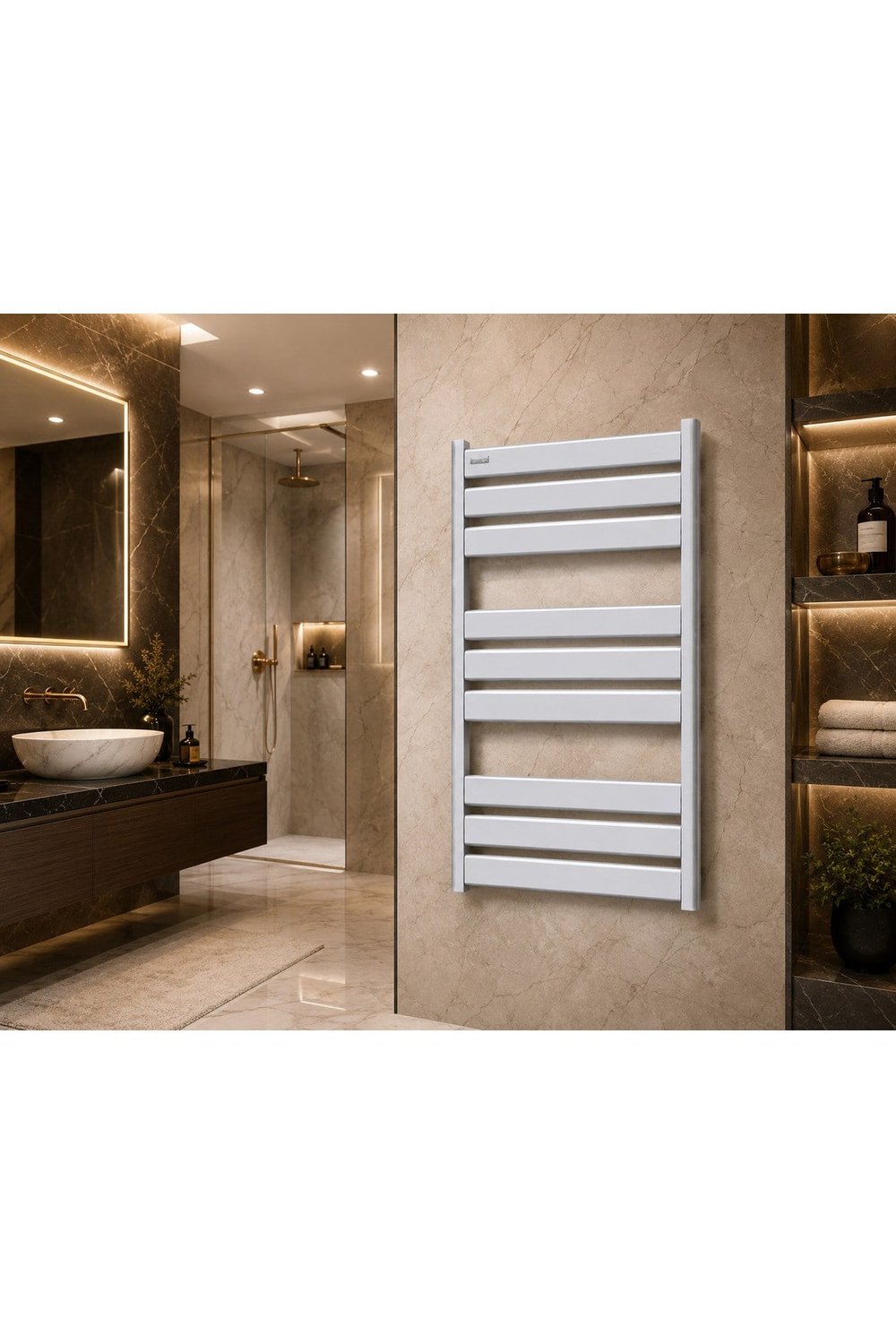 Alüminyum Mat Gri 50x90 Petsa Slim Havlupan