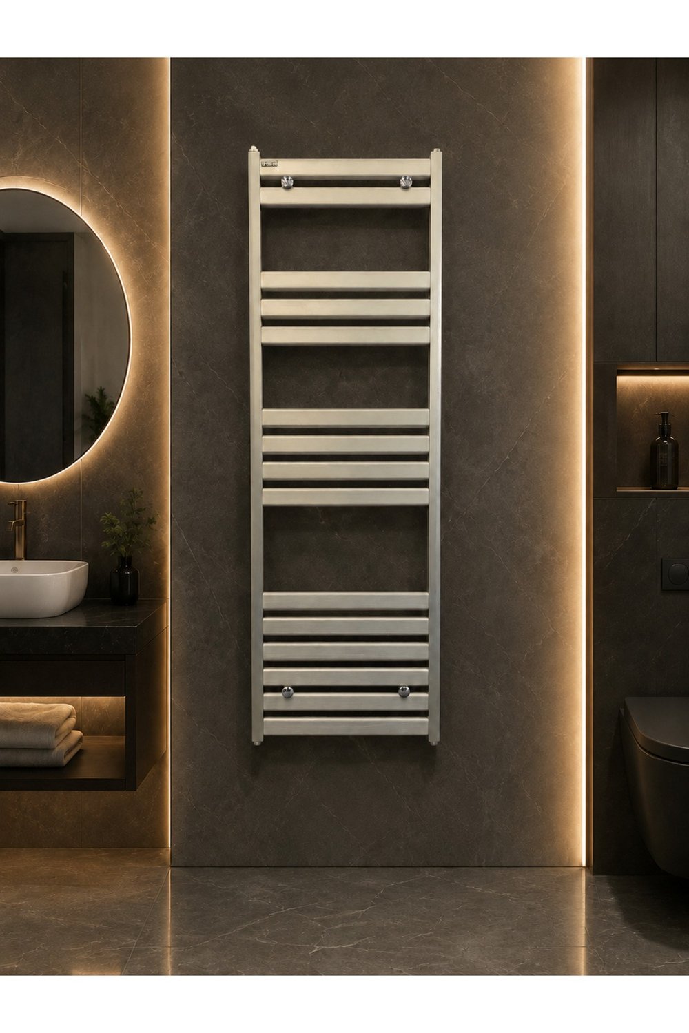 Alüminyum Özel Üretim Mat İnox 50x150 Petsa Slim Havlupan