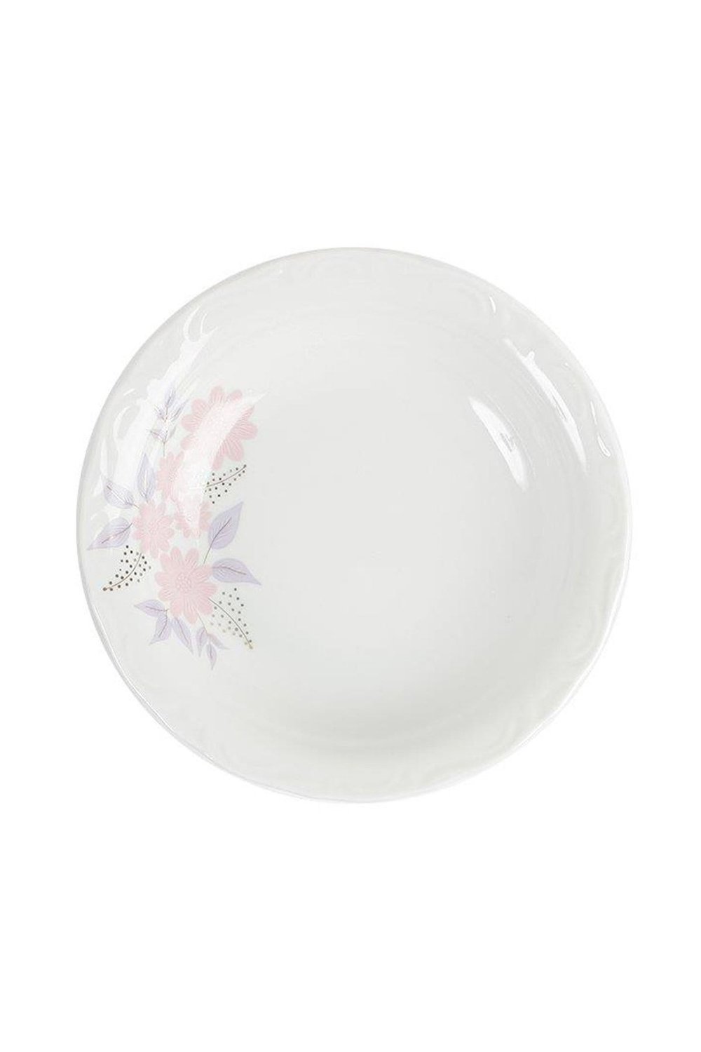 Porselen 12'li MÜGE 20 Cm Çukur Tabak PRL012