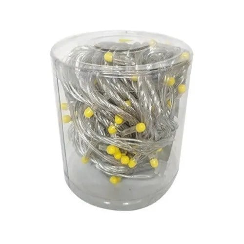 10m 100 LED Damla Uçlu Gün Işığı Şeffaf Kablo