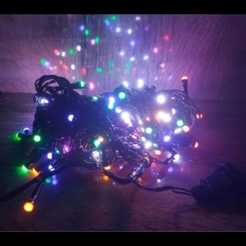 10m 100 Led Damla Uçlu Gün Işığı Siyah Kablo