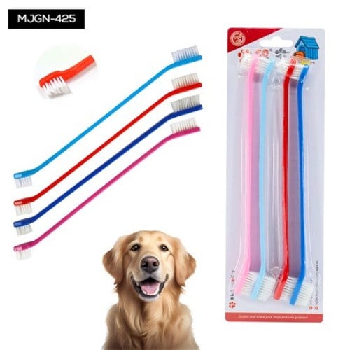 4'LÜ KEDİ KÖPEK DİŞ FIRÇASI SETİ