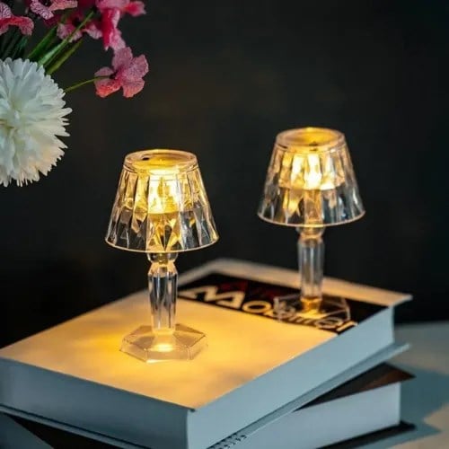 Dekoratif Pilli LED Masa Lambası 12'Li