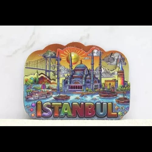 İstanbul Temalı Silikon Buzdolapı Süsü Magnet