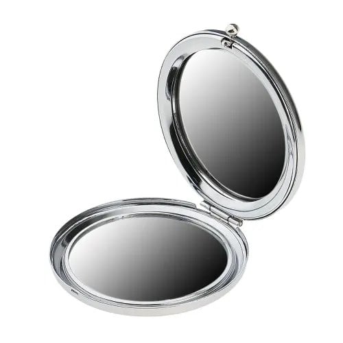 Promosyon Yuvarlak Cep Aynası Gümüş Renk