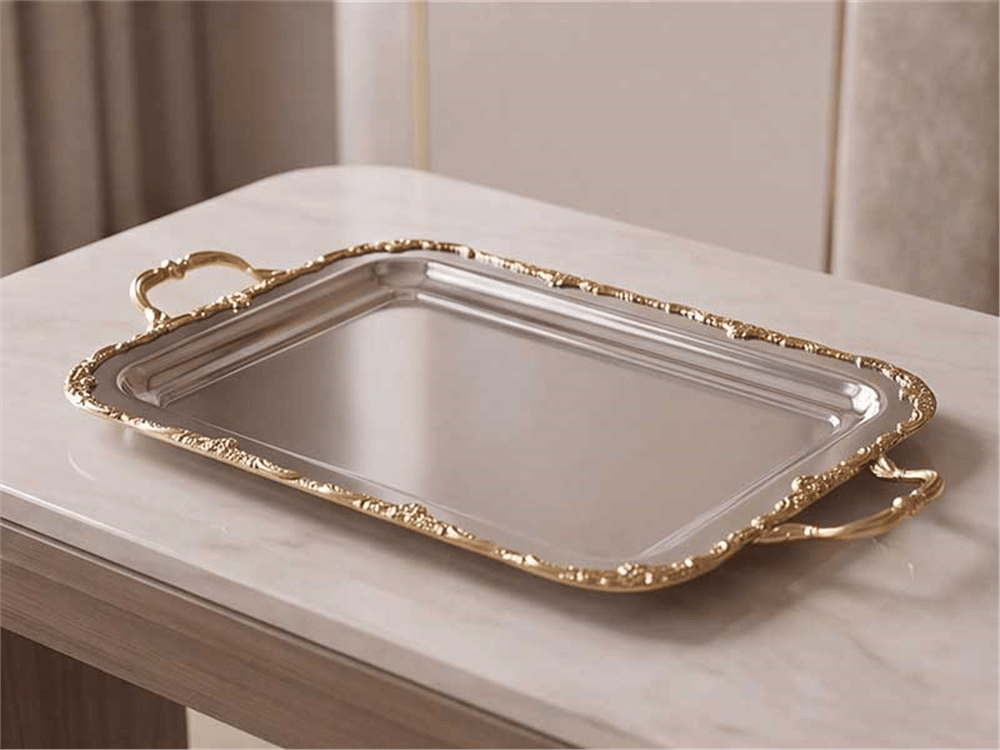 BORDURE SİLVER 52CM TEPSI