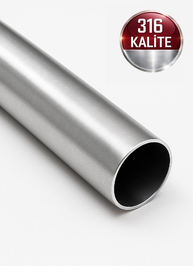 Paslanmaz Çelik Krom 316 Kalite Boru
