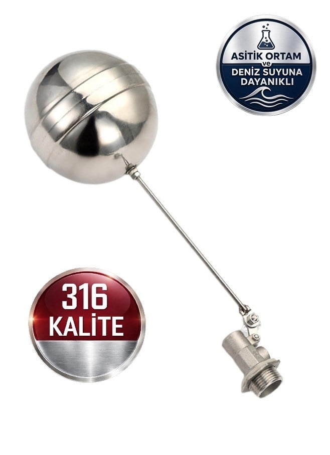 Paslanmaz Çelik Şamandıra 316 Kalite Krom Dişli Flatör