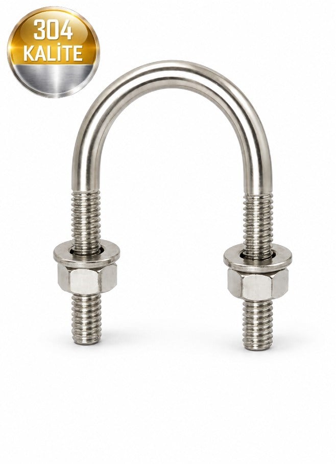 Paslanmaz Çelik U Bolt | Krom 304 Kalite
